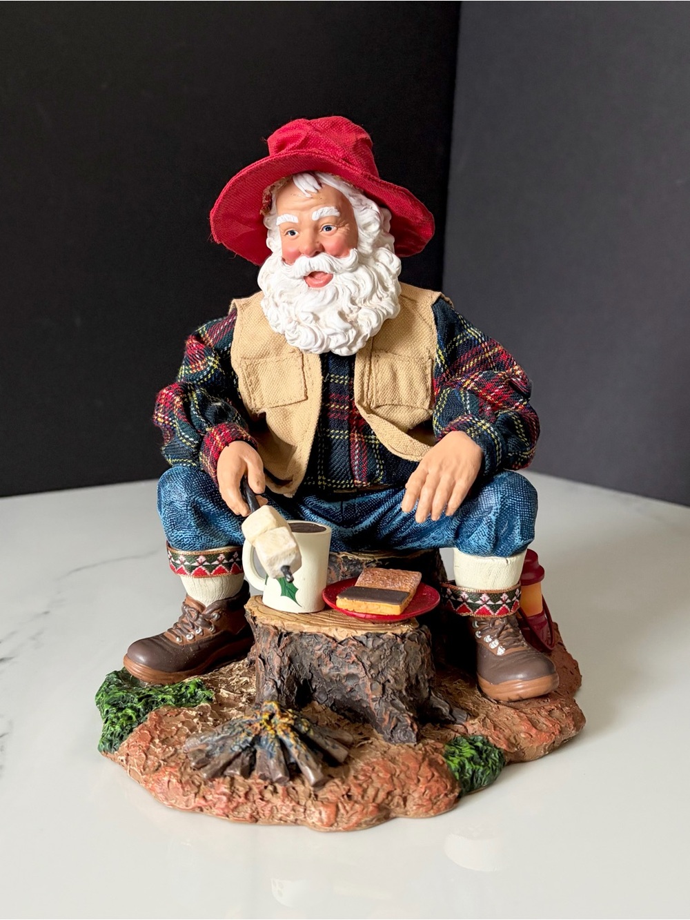 S'more Campfire Santa - Possible Dreams Clothtique by Dept. 56